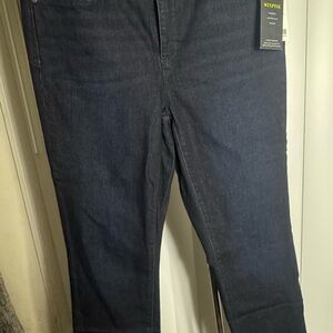 NWT Womams Athleta Sculpted‎ Skinny Jeans Overdye Wash size 12 tall